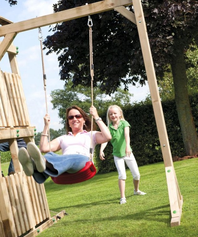 Schommels en glijbanen