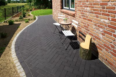 Gebakken Nijl Keiformaat MF 20x10x5.2cm plat gelegd