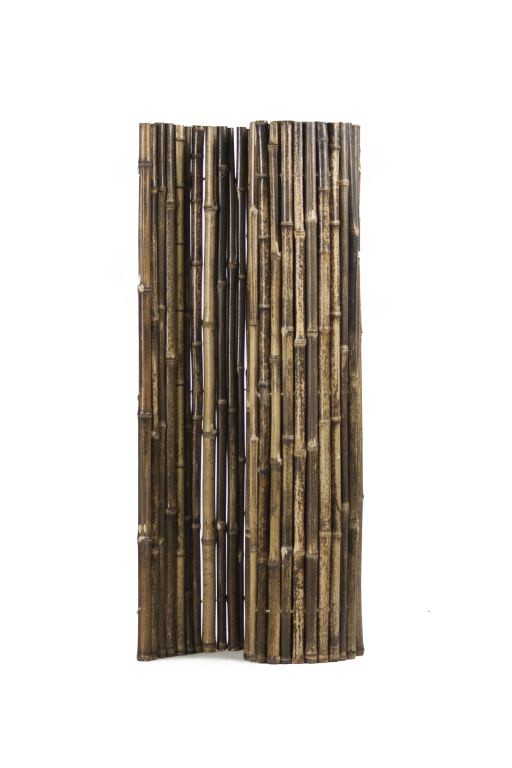 *Bamboe rolscherm Black, 200x180cm