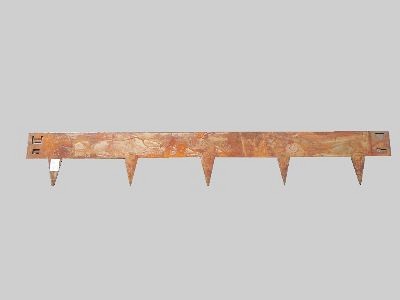*Budget Kantopsluiting 1,5 mm Corten 106x8cm