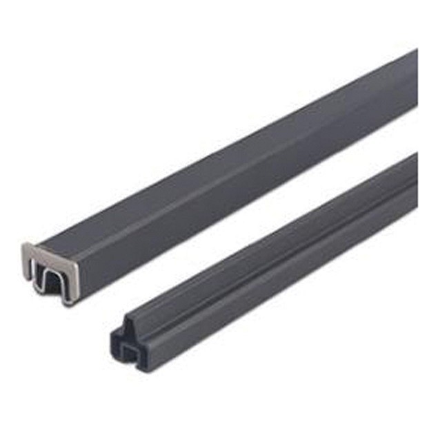 *Profi-Fence Aluminium Begin- /eind set 179cm RAL 9007