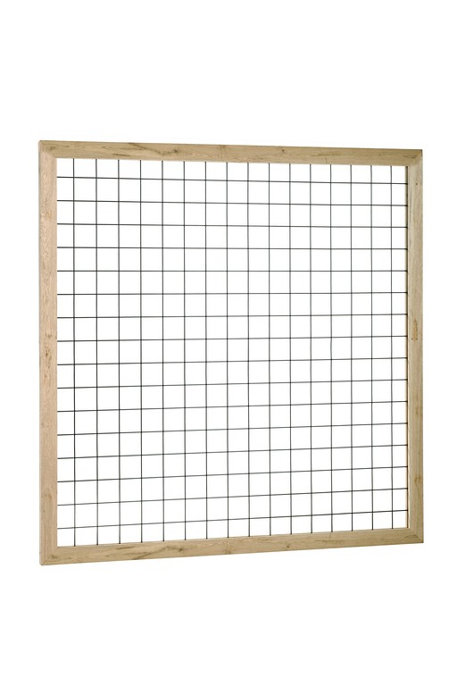 Eco gaastrellis verzinkt in raamwerk 4.5x4.5cm maas 7.5x7.5cm 180x180cm