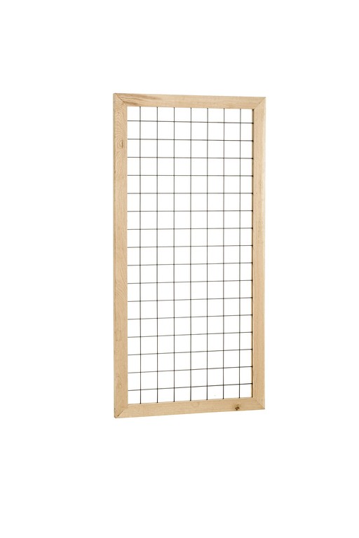 Eco gaastrellis verzinkt in raamwerk 4.5x4.5cm maas 7.5x7.5cm 180x90cm