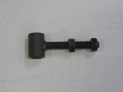 *Draadstang (oog) ZWART voor verstelbaar poortframe incl. 2 moeren