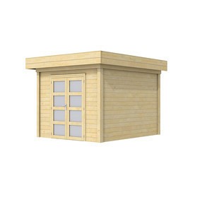 Tuinhuis Bosuil 300x300cm, kleurloos ge?mpregneerd.