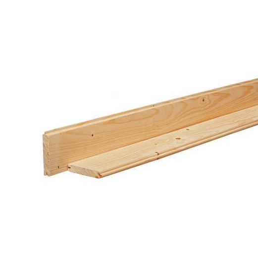 Scandinavisch vuren geschaafd dakbeschot 16x100x4200mm groen ge?mpregneerd