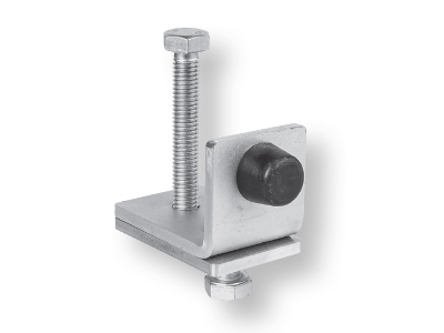 Eindstop 61x22x3mm (t.b.v. schuifpoorten)