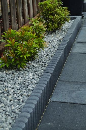 *Palissadeband Zwart 6x25x50cm