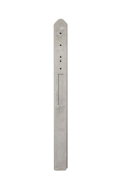 *Betonpaal Recht 49cm Toog 59cm U140 Grijs 10x10x142cm