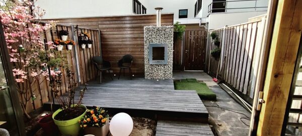 Classic Tuinhaard met BBQ | 110x180x60cm