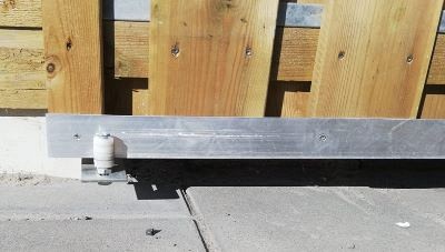 Geleidingsplaat dubbele roller - 20cm