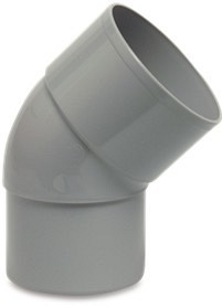 *PVC Bocht 60mm 45°