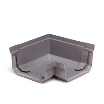 *PVC Hoekstuk 65 grijs