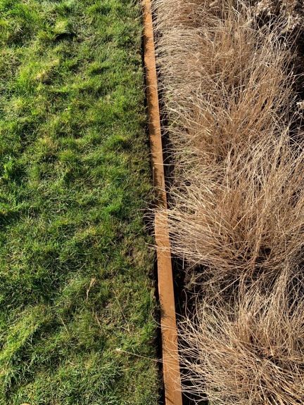 *Cortenstaal 6cm opsluitkap 6x6x200cm 20cm hoog